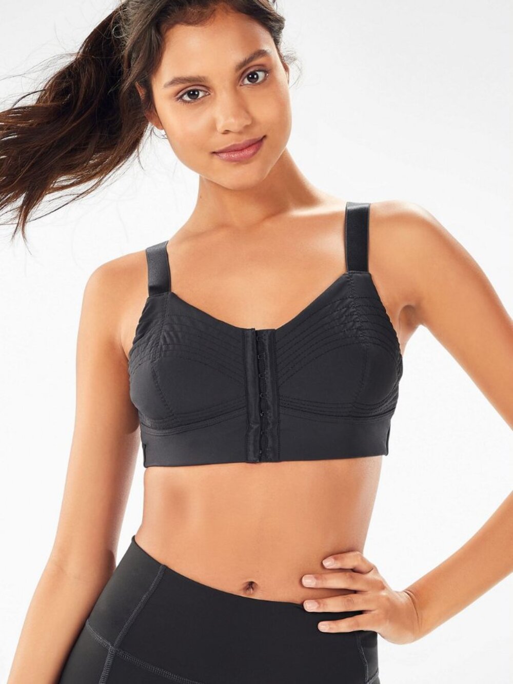 Fabletics Ines Low Impact Black Sports Bra - Size Small - NWT
